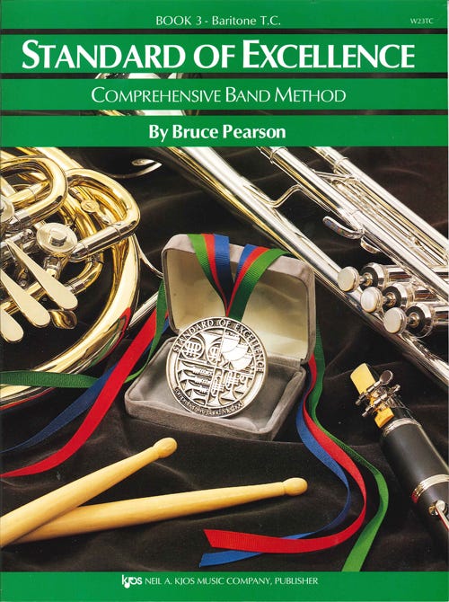 STANDARD OF EXCELLENCE BK 3, BARITONE TC