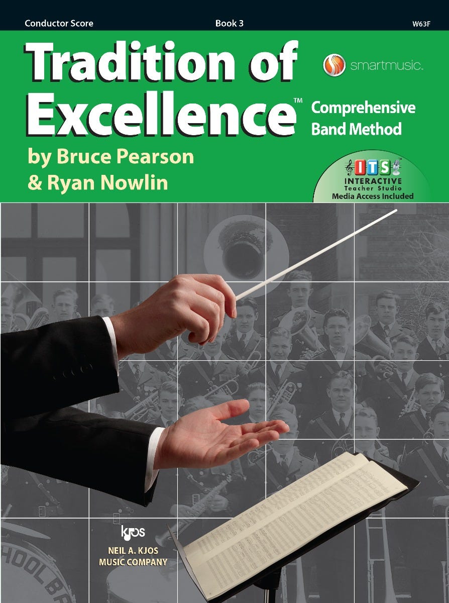 TRADITION OF EXCELLENCE BK 3, CONDUCTOR SCORE