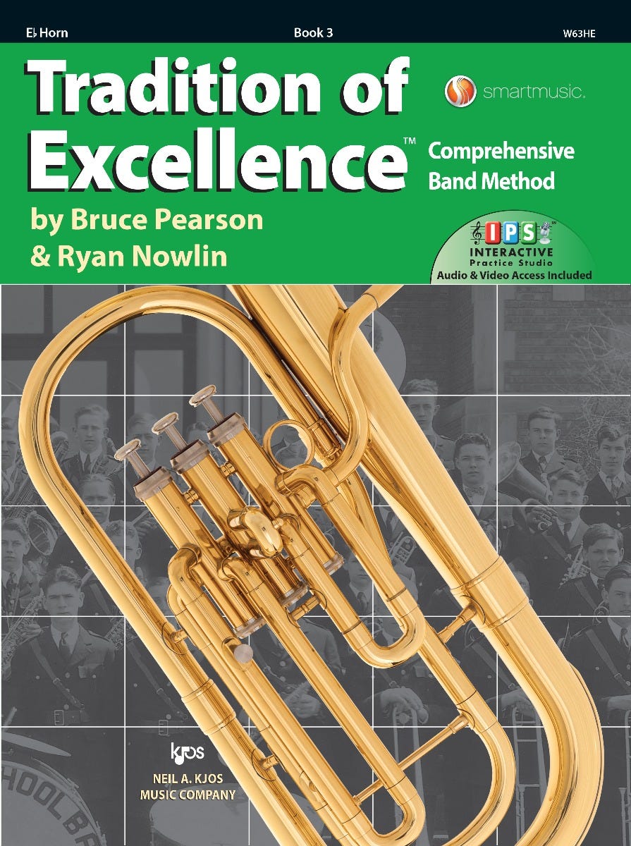 TRADITION OF EXCELLENCE BK 3, Eb HORN